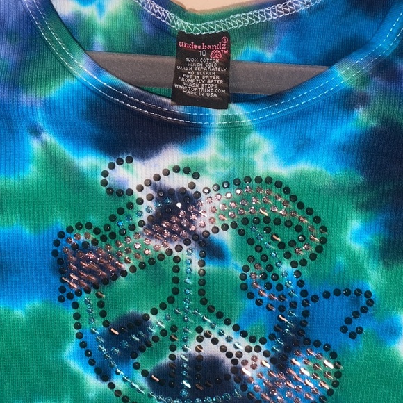 Undee Bandz Kids Tie Dye Tank Dress. Size 10. New. - Picture 3 of 3